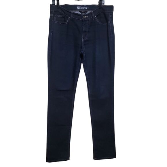 New York and Company Women's Low Rise Skinny Denim Jeans Size 10 Tall - Picture 5 of 6